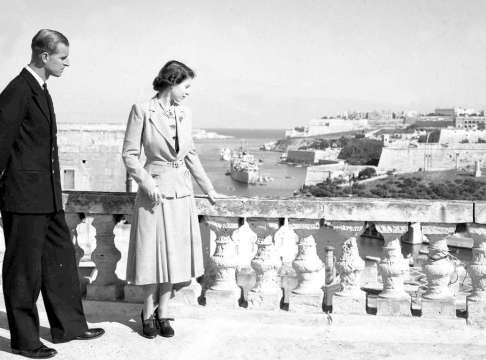 Queen Elizabeth, Prince Philip, 1949, Widget