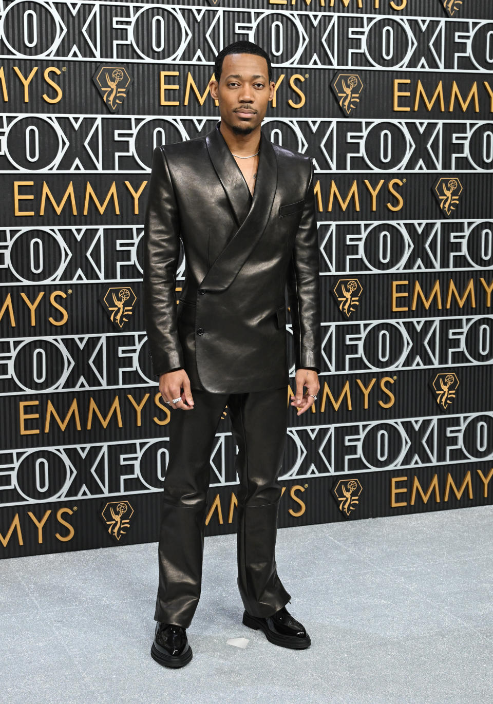 Tyler James Williams at the 75th Primetime Emmy Awards held at the Peacock Theater on January 15, 2024 in Los Angeles, California. (Photo by Gilbert Flores/Variety via Getty Images)