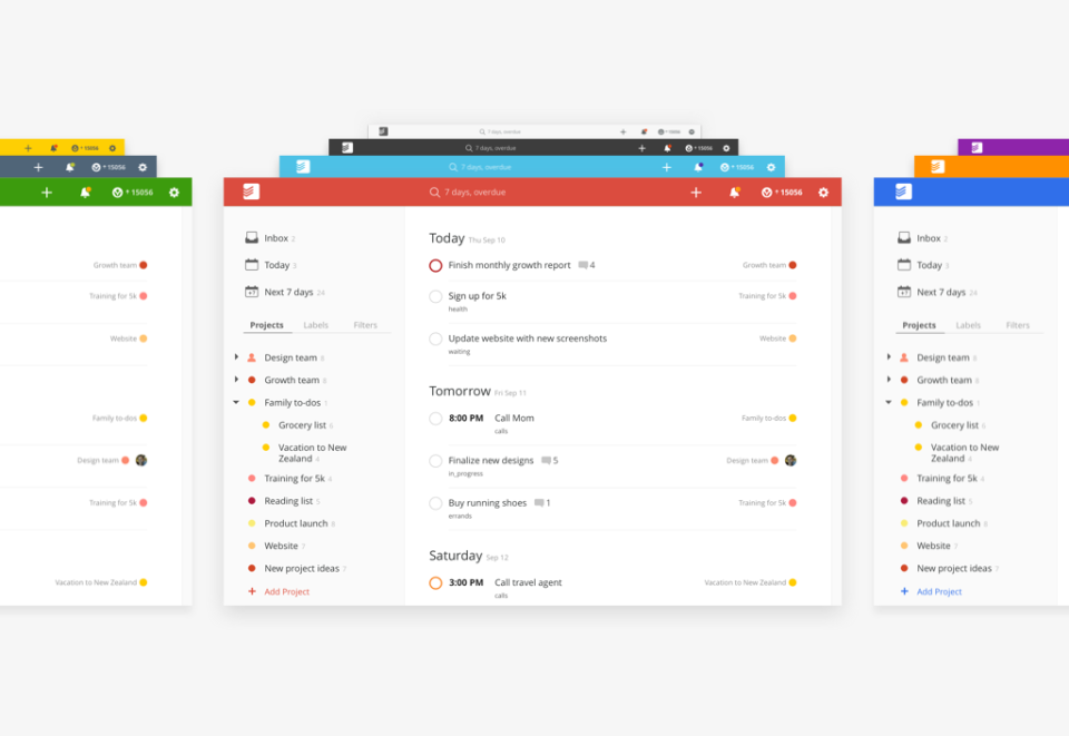 Todoist app.