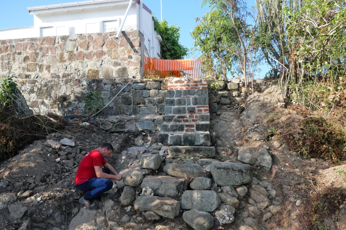 A metal detector survey was carried out to search for artifacts at the fort, researchers said.