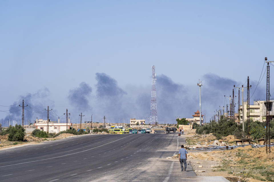Rauch über Gaza und der Rafah-Region. (Bild: Getty Images)