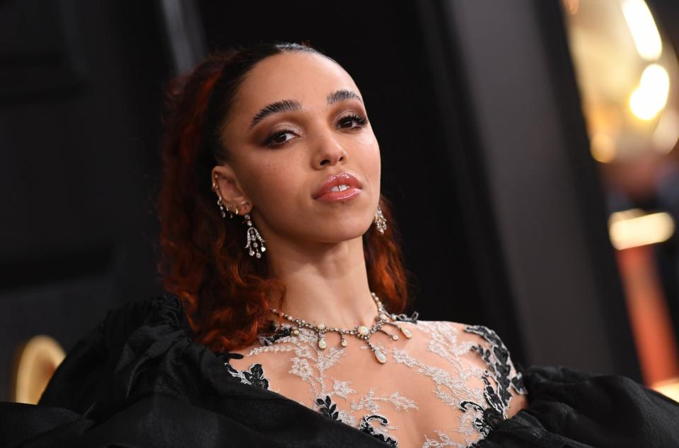 FKA twigs en janvier 2020 aux Grammy Awards, à Los Angeles - Valerie Macon - AFP