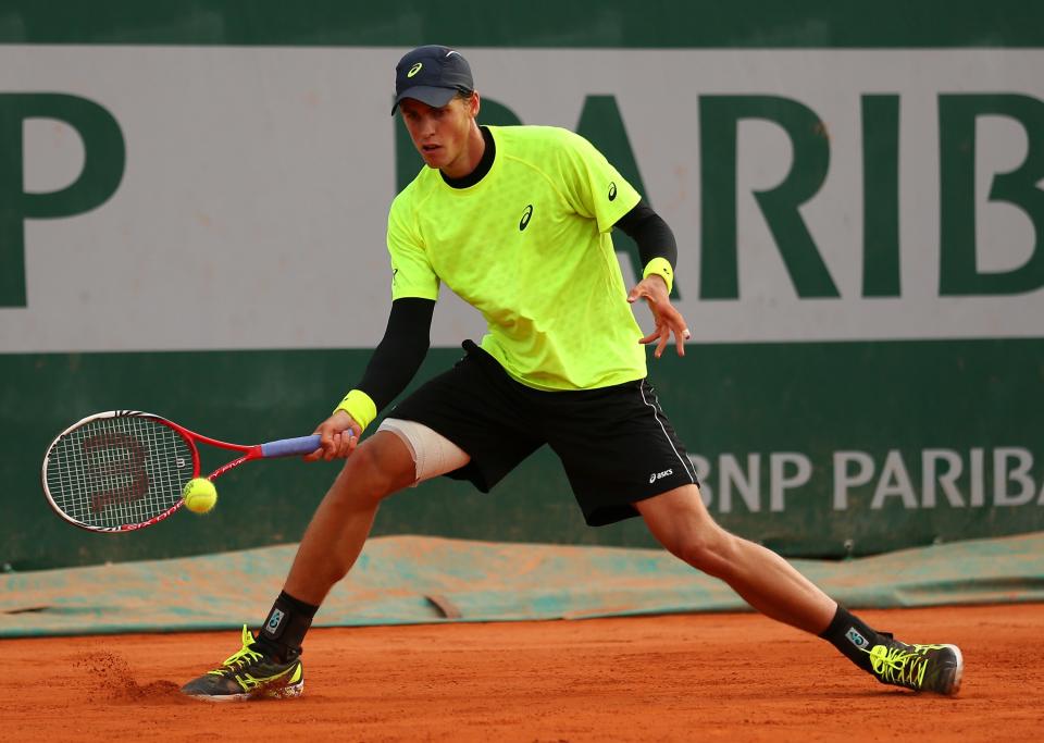 Vasek Pospisil kicks off his clay-court season in Munich Tuesday, culminating at the French Open in late May. (Photo by Getty Image)