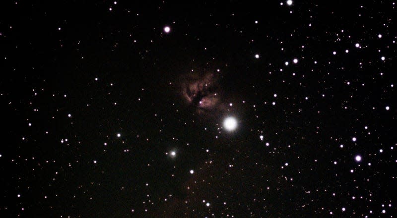 Dwarf II supports FITS and TIFF formats, allowing more advanced users to edit their long exposures in image editing software. The image above, showing the Flame Nebula, was cropped and edited in GIMP. - Image: George Dvorsky