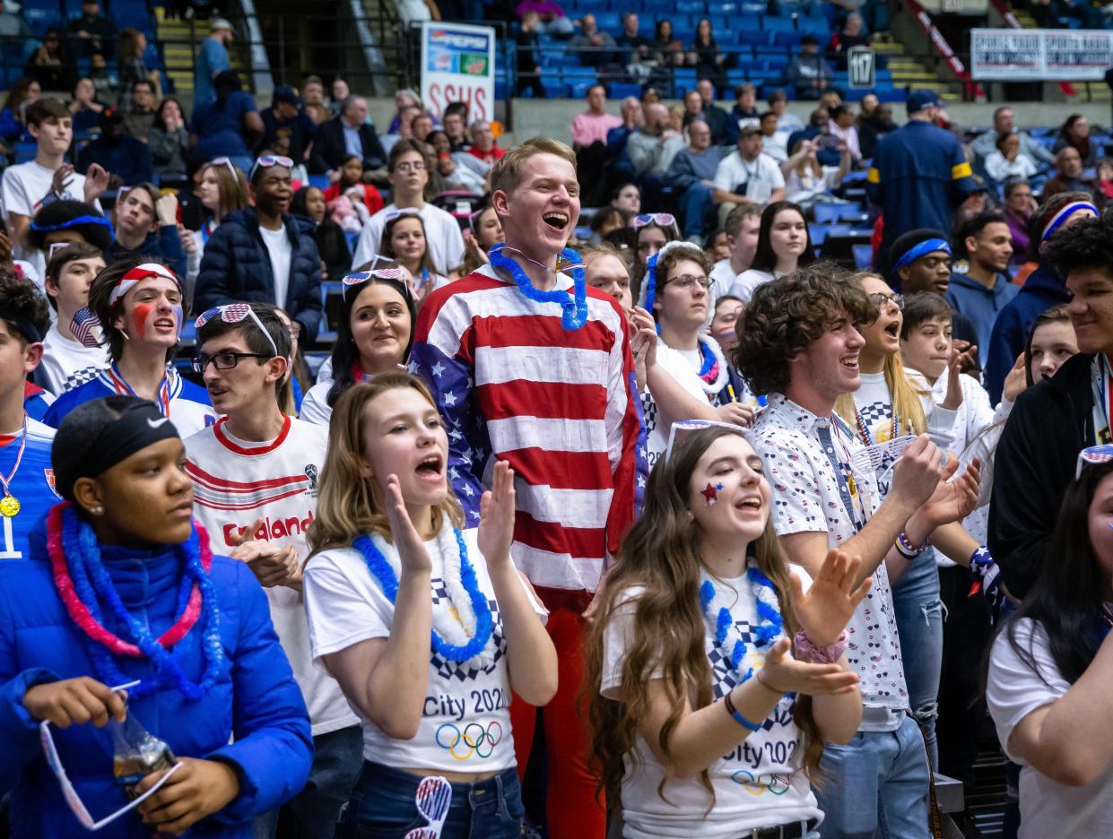 With just 750 tickets available per team, large student sections won't be battling it out for the Gary Sullivan Spirit Award at the 2022 City Tournament at the Bank of Springfield Center. The Unity Day was also canceled. [FILE PHOTO]