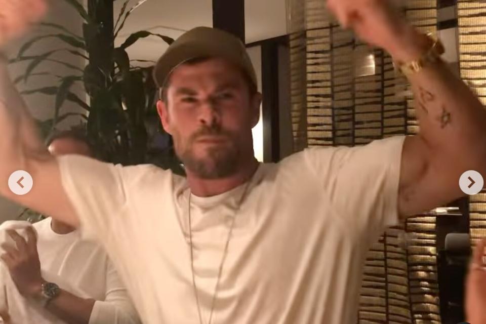 Chris Hemsworth Hibachi Dinner