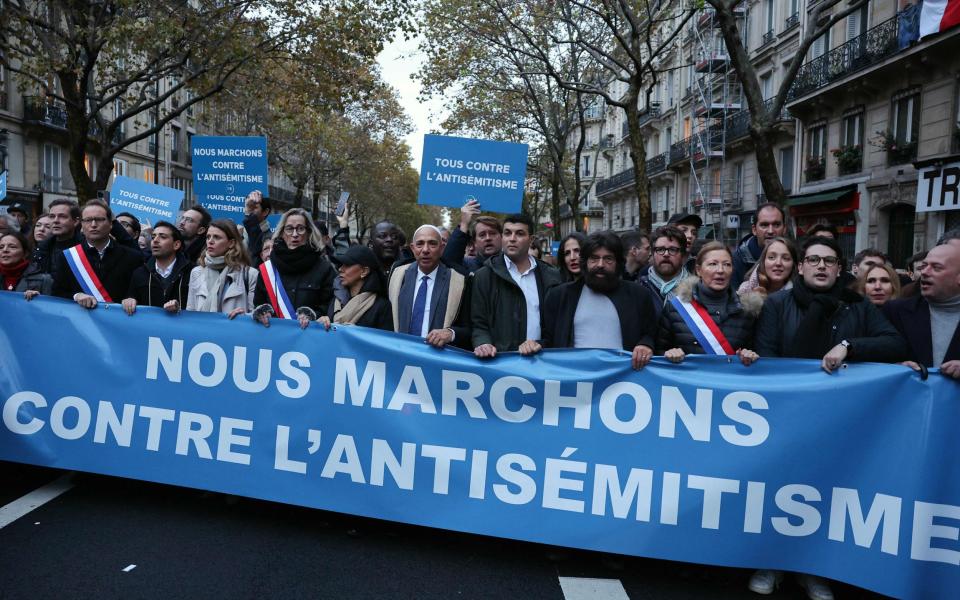 March against anti-Semitism in Paris