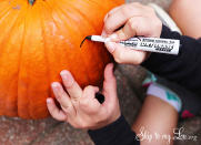 <body> <p>Skipping store-bought stencils in favor of freehanding your jack-o'-lantern design guarantees a one-of-a-kind creation. Before taking a knife to your squash, sketch your desired pattern with a dry-erase marker. Unlike <a rel="nofollow noopener" href=" http://www.bobvila.com/slideshow/10-quick-and-easy-diys-to-do-with-a-sharpie-48496?#.V-MRFpMrIcg?bv=yahoo" target="_blank" data-ylk="slk:permanent marker;elm:context_link;itc:0;sec:content-canvas" class="link ">permanent marker</a>, it can be easily wiped away with a wet paper towel, giving you plenty of room for error. </p> <p><strong>Related: <a rel="nofollow noopener" href=" https://www.bobvila.com/slideshow/celebrate-fall-with-11-thrifty-diy-projects-for-the-home-49342#.V-2KqZMrKRs?bv=yahoo" target="_blank" data-ylk="slk:Celebrate Fall with 11 Thrifty DIY Projects for the Home;elm:context_link;itc:0;sec:content-canvas" class="link ">Celebrate Fall with 11 Thrifty DIY Projects for the Home</a> </strong> </p> </body>