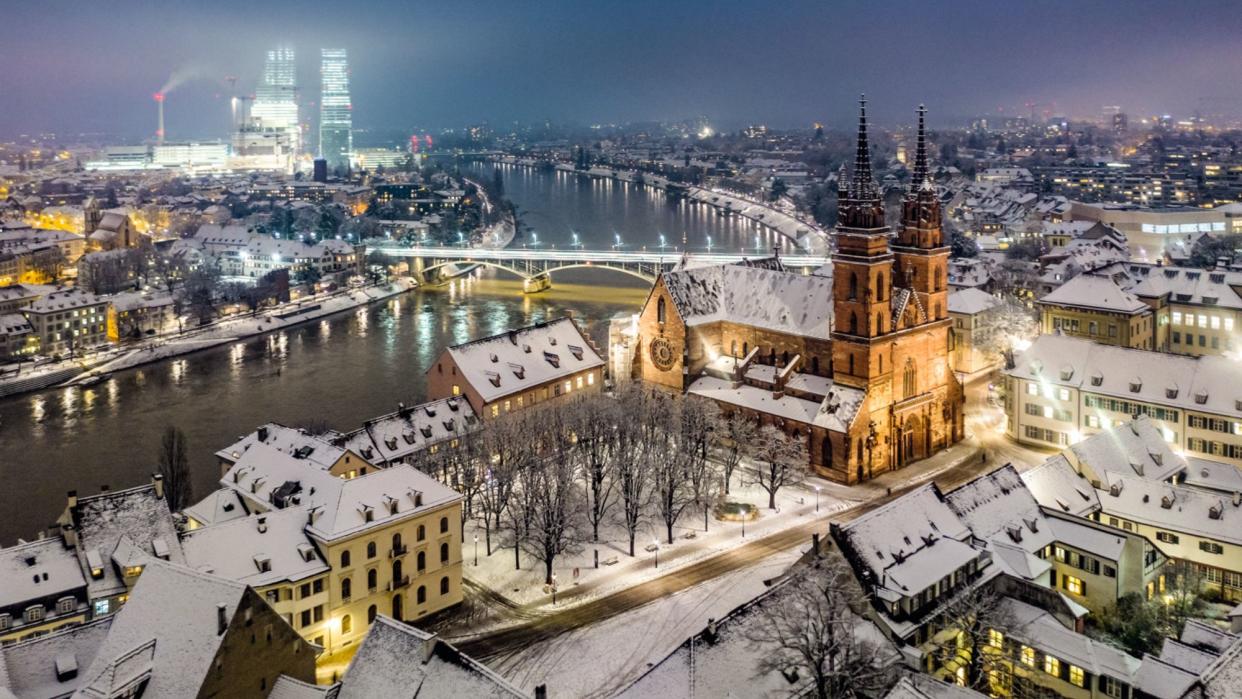  The striking Basler Münster cathedral dominates the city's skyline. 