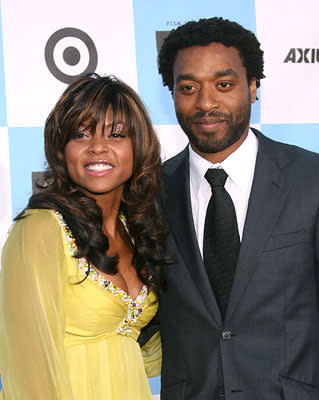 Taraji Henson and Chiwetel Ejiofor at the Los Angeles Film Festival premiere of Focus Features' Talk to Me