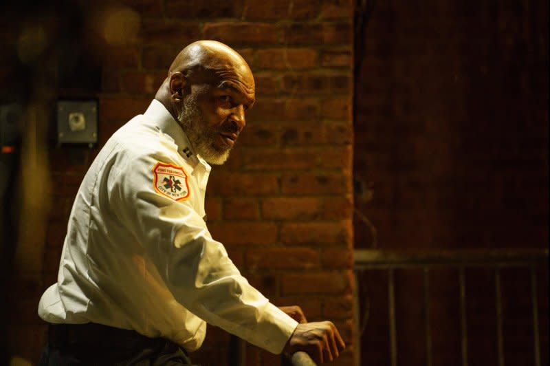Chief Burroughs (Mike Tyson) holds his EMS team together. Photo courtesy of Vertical/Roadside Attractions
