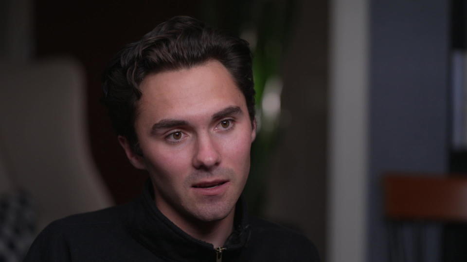 Gun control advocate David Hogg. / Credit: CBS News