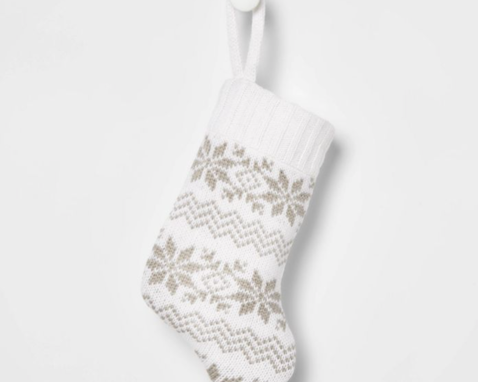 Mini Fair Isle Christmas Stocking