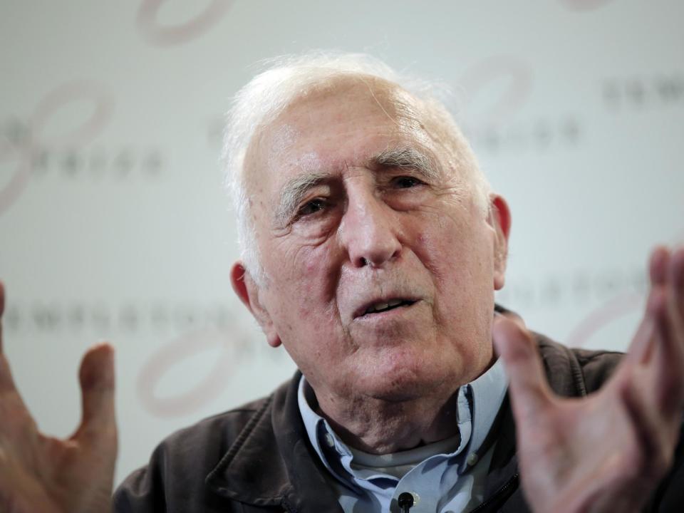 Jean Vanier, the founder of L'Arche, in London in 2015: AP