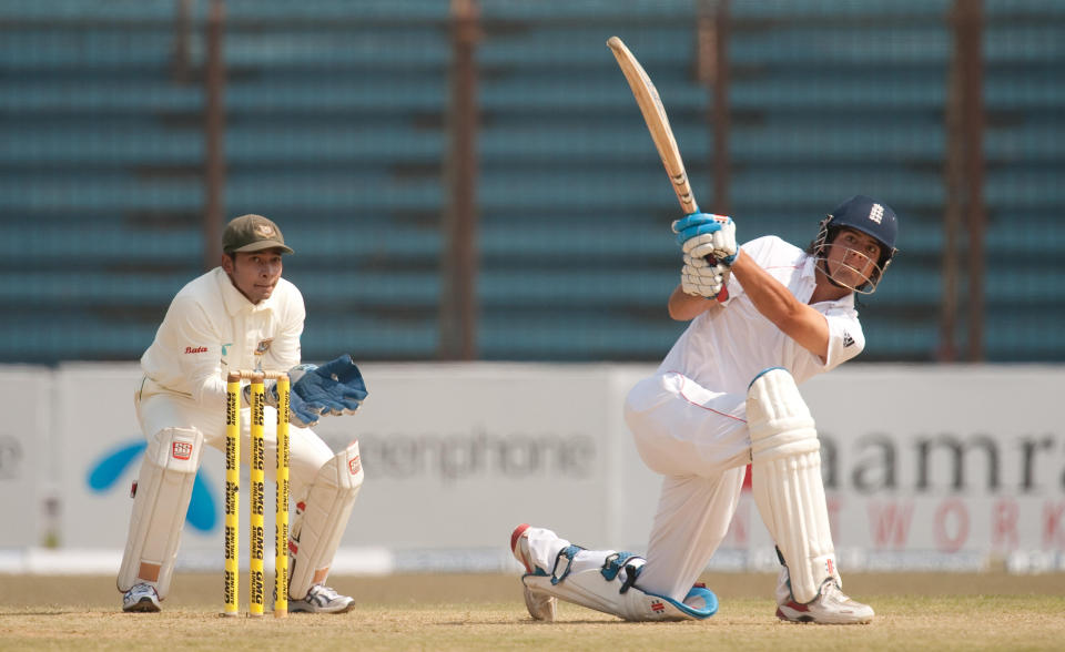 <p>Captaincy didn’t faze Cook either – he scored centuries in both Tests as England won the series 2-0 (Getty Images) </p>