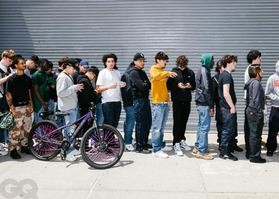Hundreds of streetwear heads flocked to Greenpoint to swap their jeans for a new pair of Corteiz denim.