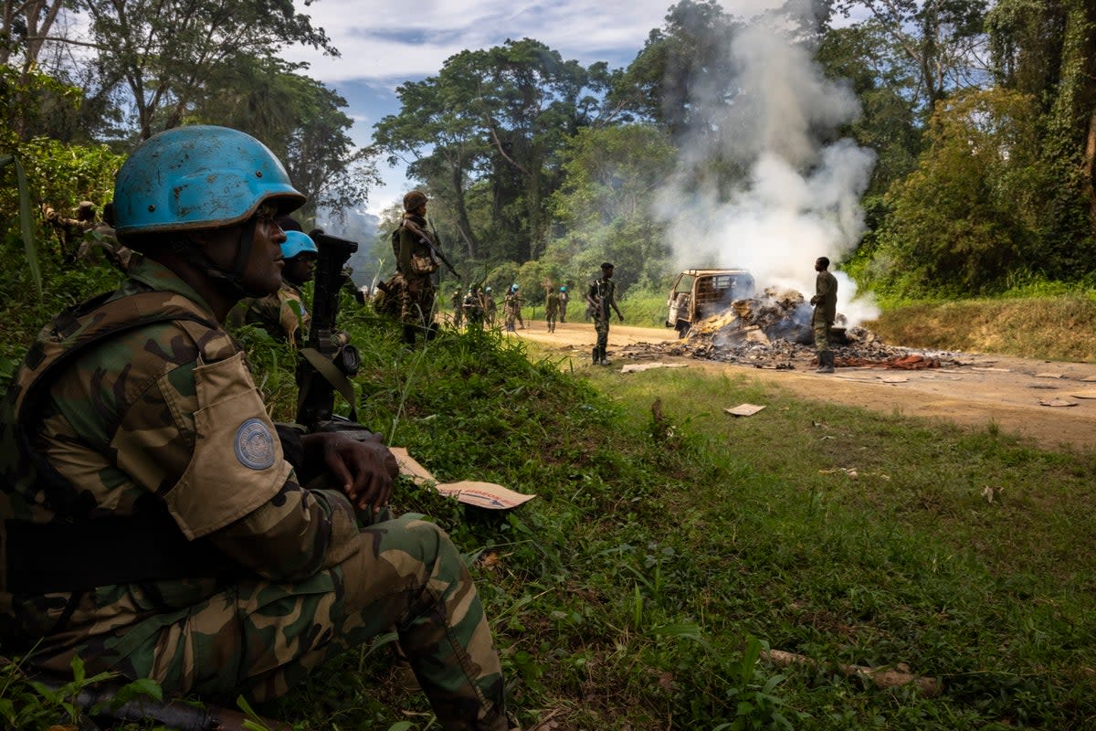 File image: Allied Democratic Forces (ADF), an Isis linked militant group, has been responsible for several attacks in Congo in recent years  (Getty Images)