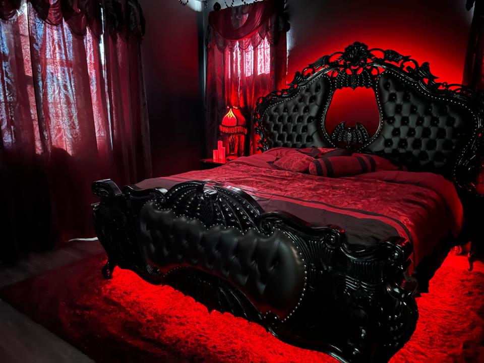 A photo of Katrina Johnson's bedroom.