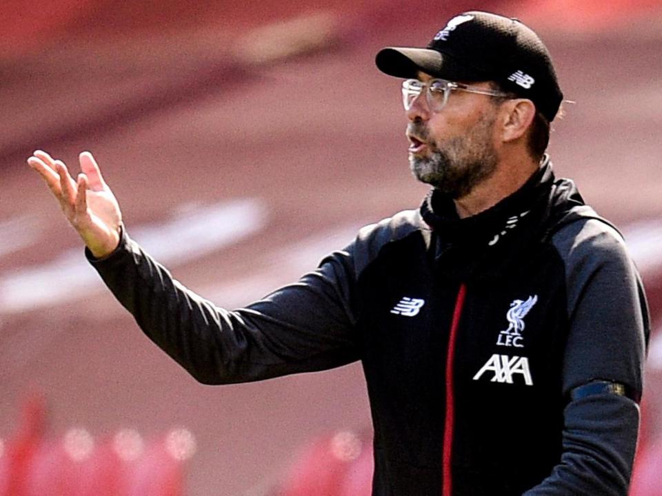 Liverpool manager Jurgen Klopp: EPA