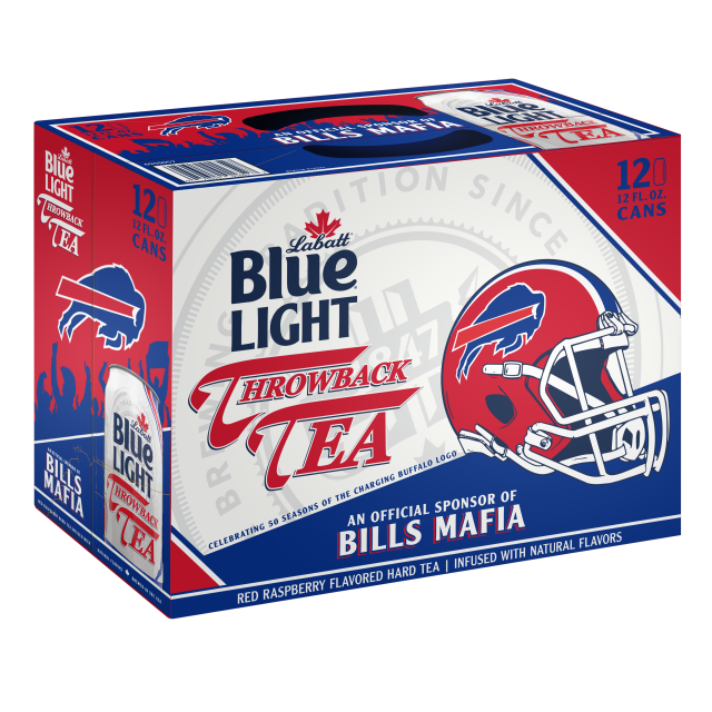 Labatt Blue Light introduces Throwback Tea: A nostalgic tribute to Buffalo  Bills glory days