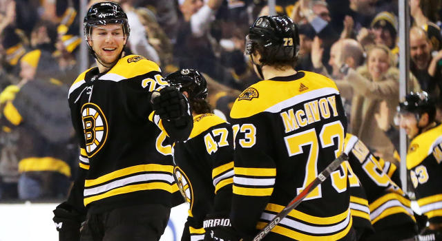 Charlie McAvoy recalls his Bruins debut