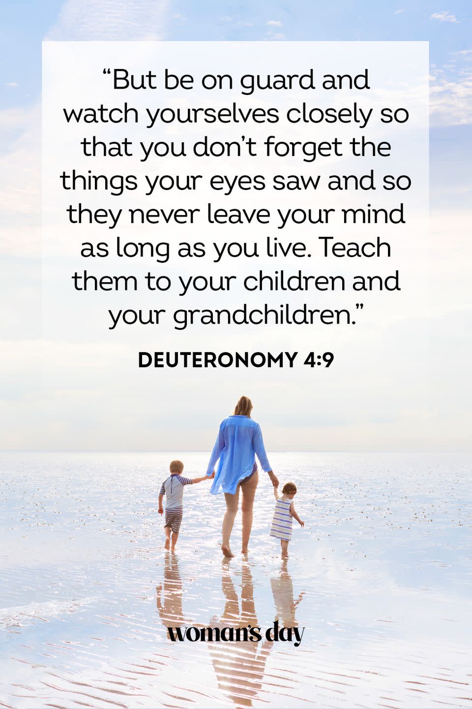 mother's day bible verses deuteronomy 4 9