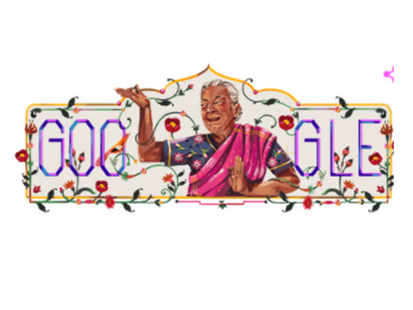 Google's doodle paying tribute to Zohra Sehgal (Image Source: Google)