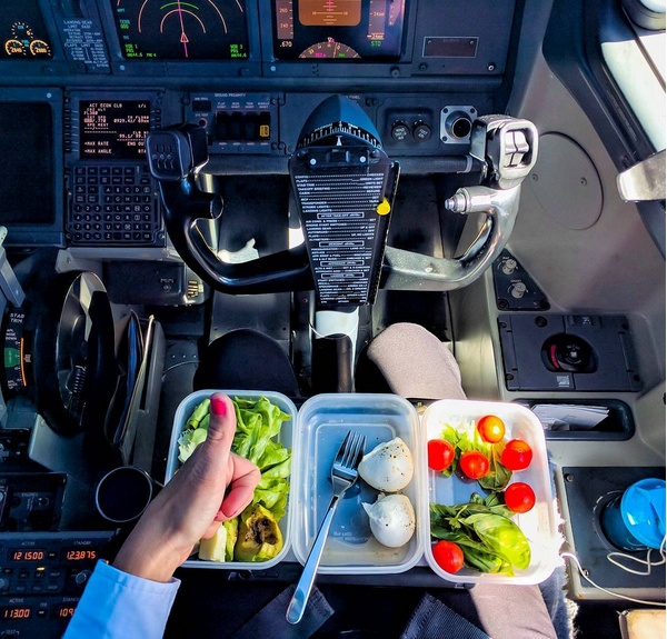 This Swedish pilot is all of our fitness goals