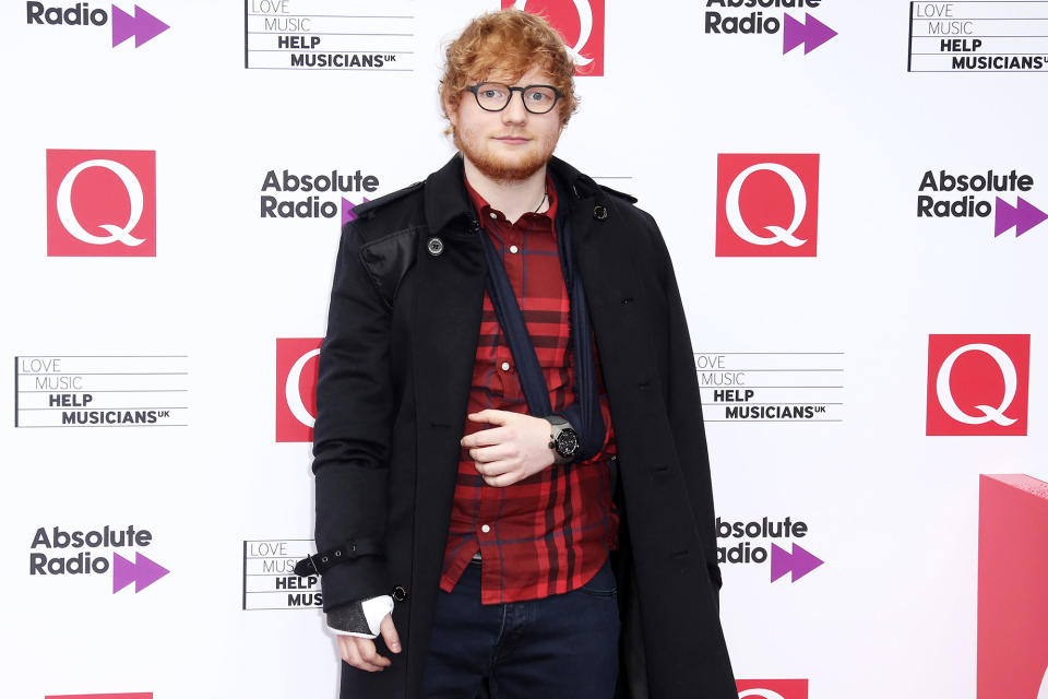 Ed Sheeran Breaks Elbow and Wrist in Biking Accident