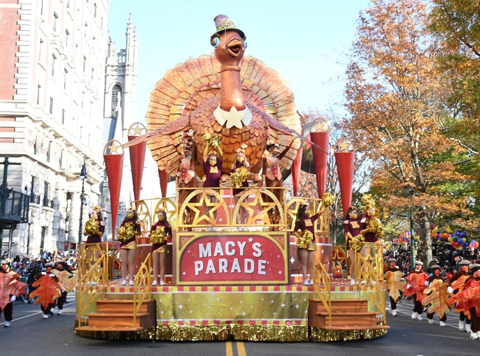 Turkey Float, 2021 Macys Thanksgiving Day Parade