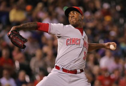 Aroldis Chapman has 26 saves for the Reds. (Getty Images)