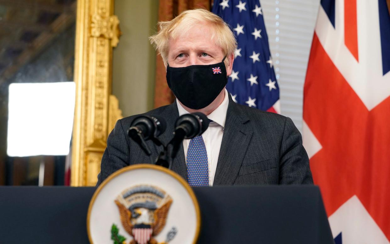 The Prime Minister will complete his four-day trip to the US with a call for world leaders to go further on fighting global warming - AP Photo/Jacquelyn Martin