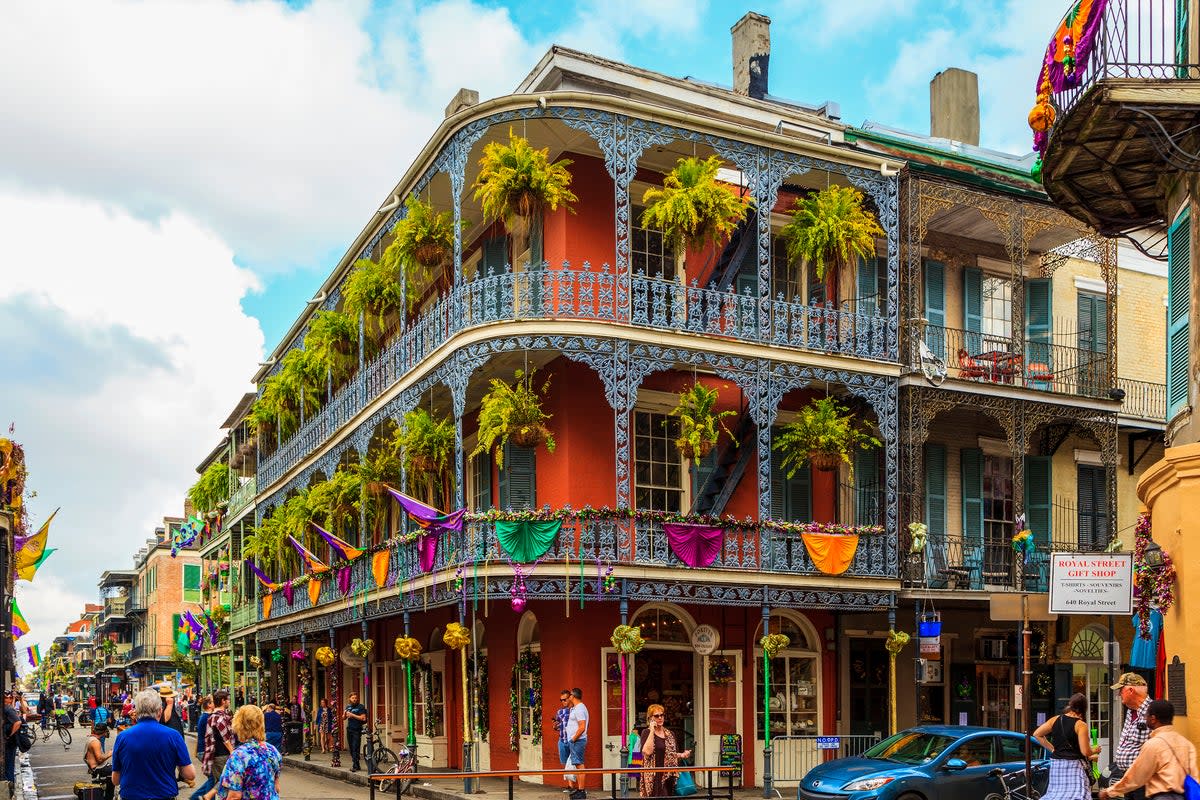 New Orleans French Quarter is famous for its history, music and Mardis Gras celebrations (Getty Images)