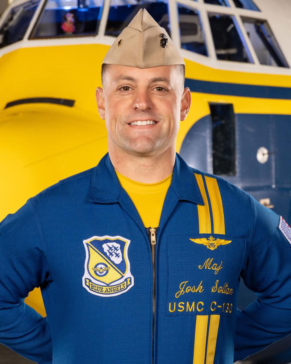 Lead Fat Albert pilot Maj. Josh Soltan.