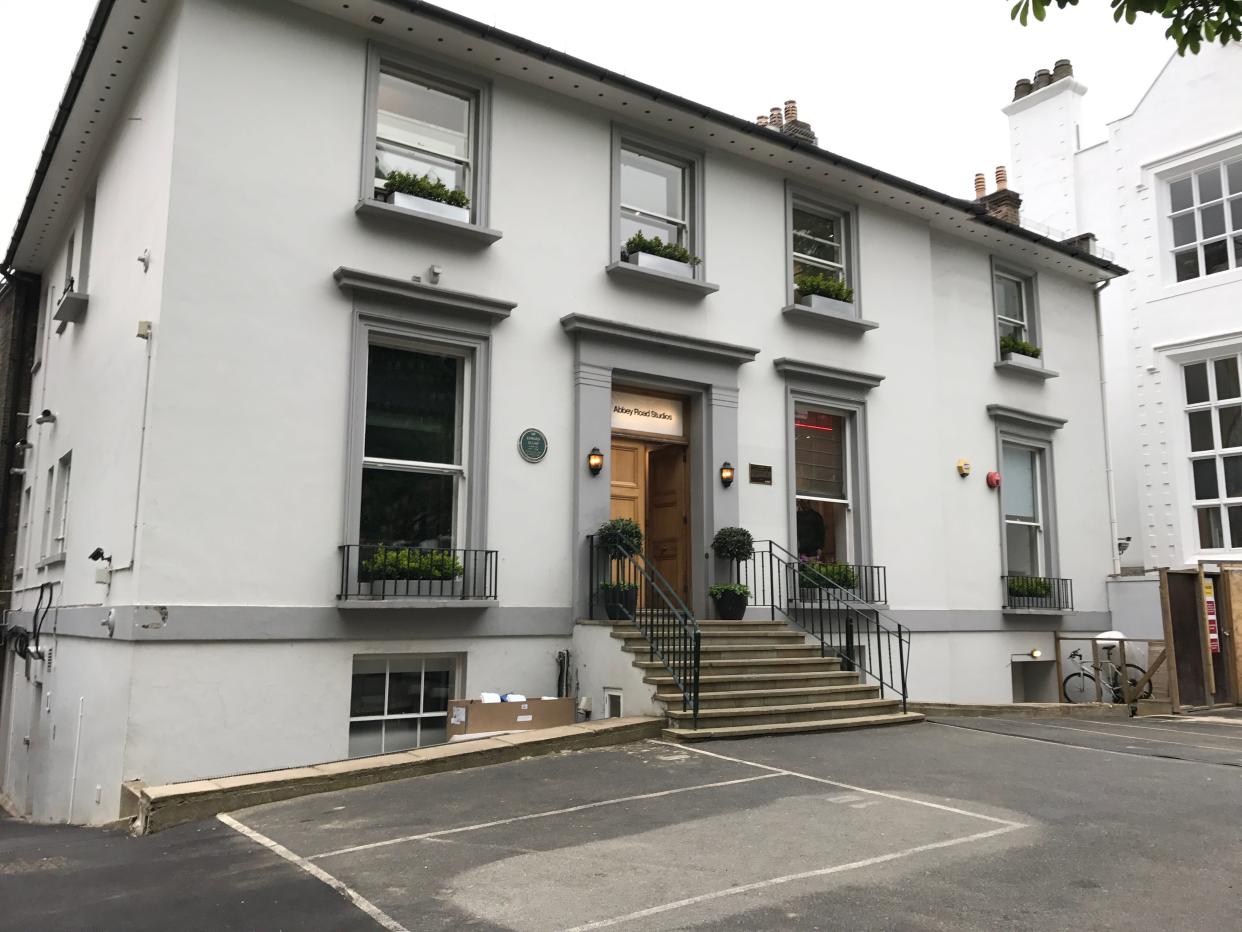 The entrance to Abbey Road Studios in London, where The Beatles recorded the majority of their songs. Mary McCartney's new documentary, 