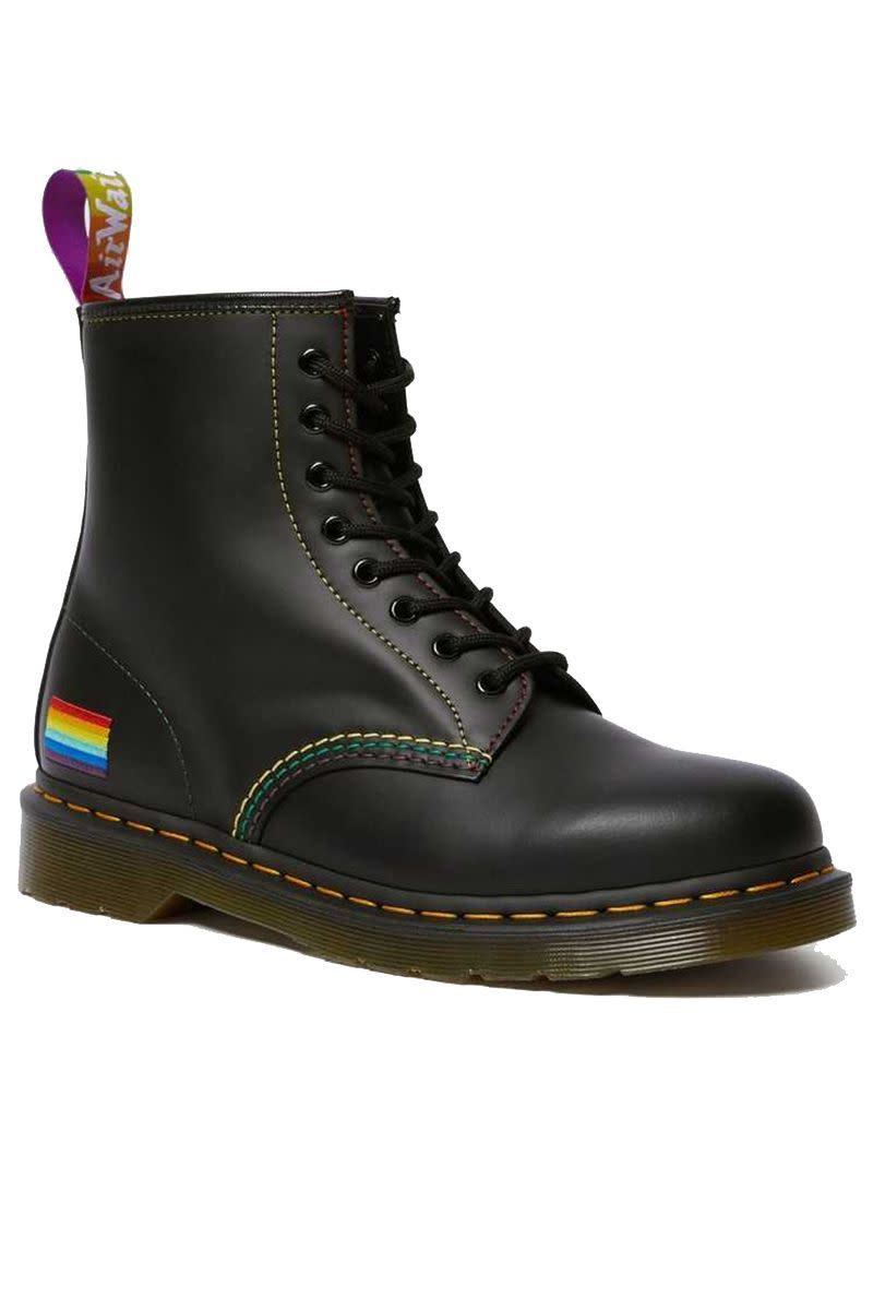 8) 1460 Pride Smooth Leather Lace-Up Boots