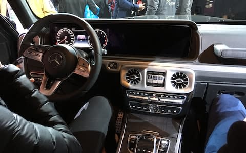 Mercedes G-wagen reveal at Merc eve of show event - Detroit Jan 2018