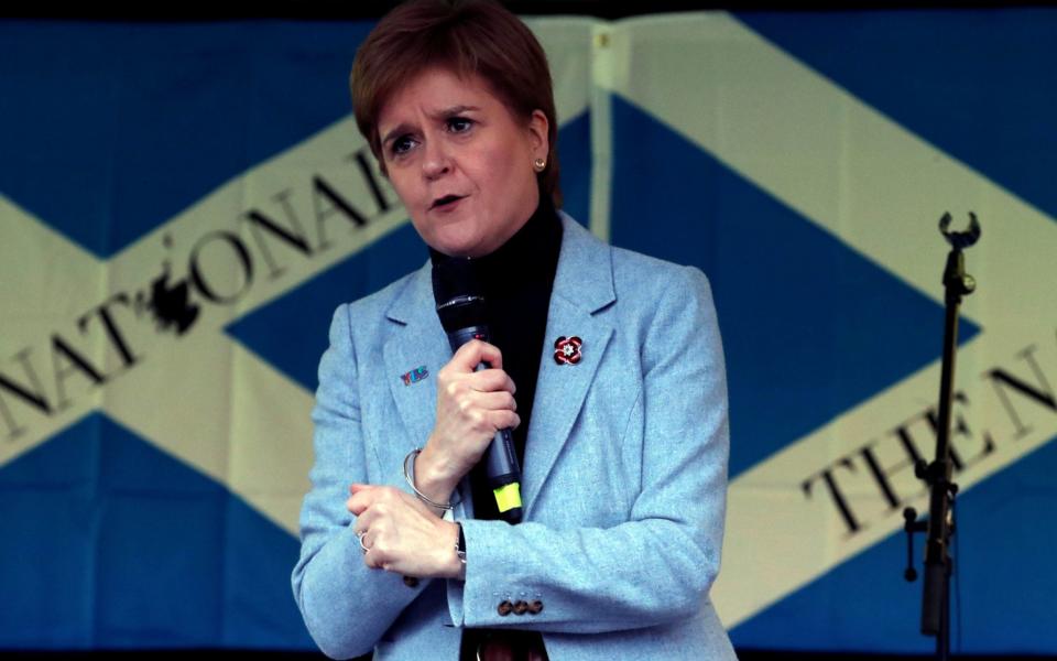 Nicola Sturgeon will urge activists to focus all their efforts on independence - RUSSELL CHEYNE/Reuters