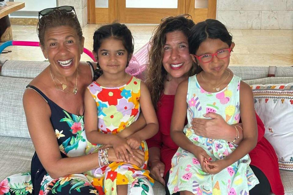 <p>Hoda Kotb/Instagram</p> Hoda Kotb on vacation with her daughters