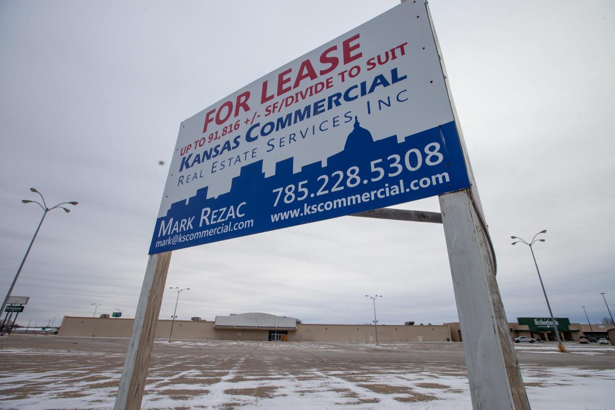 A "for lease" sign is present for the former K-Mart building at 2240 N.W. Tyler, which is valued at $1,485,200.