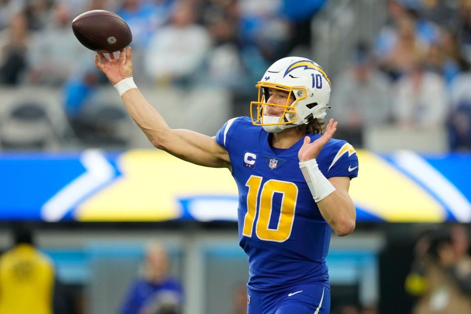 Justin Herbert and the Los Angeles Chargers are favored against the Indianapolis Colts in NFL Week 16.