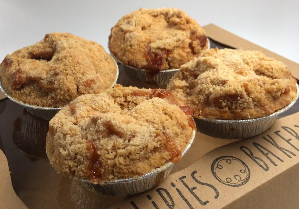 Single-serving pies from LiLLiPiES Bakery, Princeton.