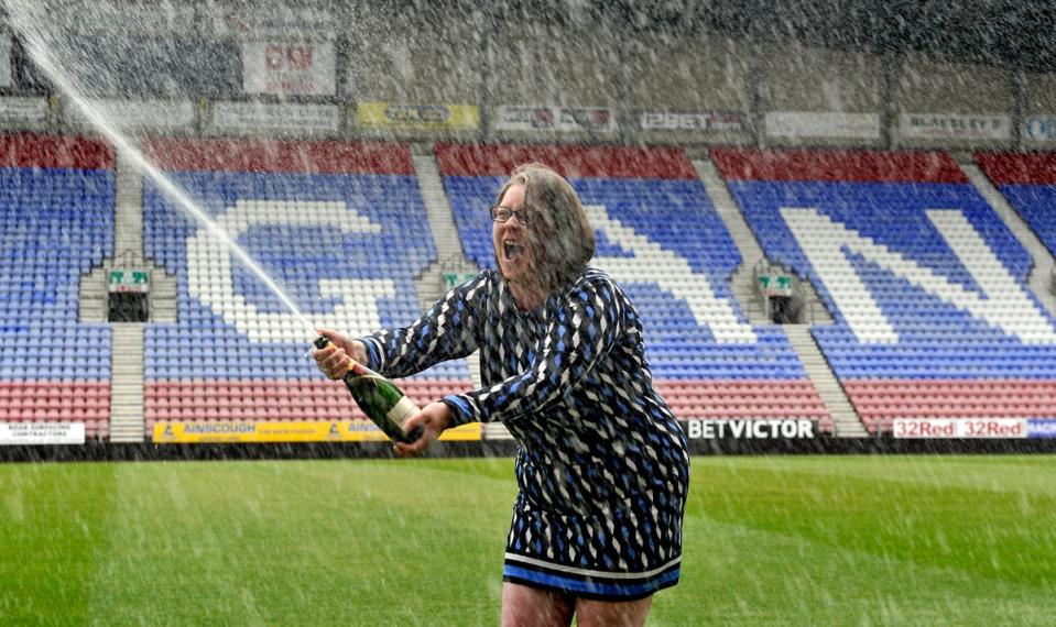 Ms Breen was on her lunch break when discovered she had won £1 million on the EuroMillions. (Dave Kendall/National Lottery /PA Wire)