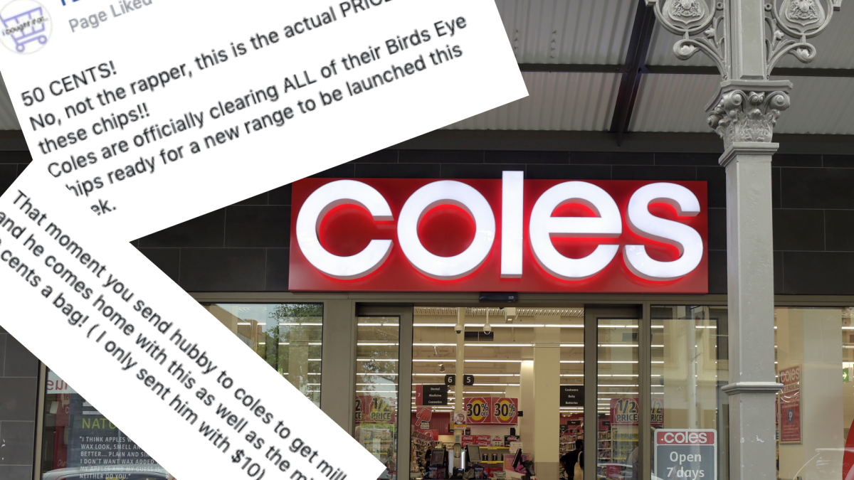 FLASH SALE: Coles slashes family snack to 50 cents