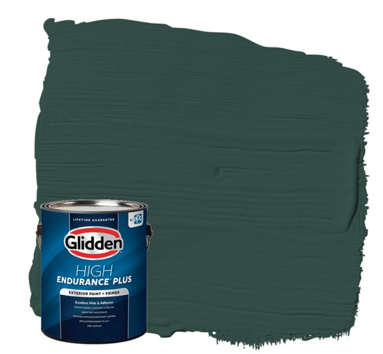 Dark green paint