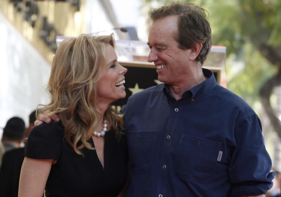 Cheryl Hines and Robert F. Kennedy Jr.