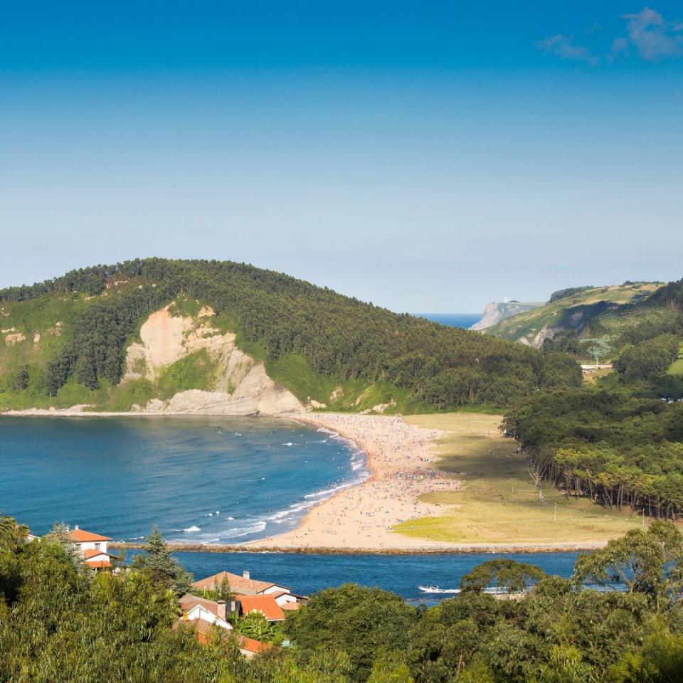 Playa de Rodiles en Asturias