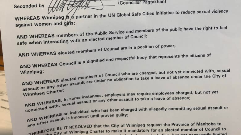 Wyatt absent as council considers forcing paid leave for members facing criminal charges