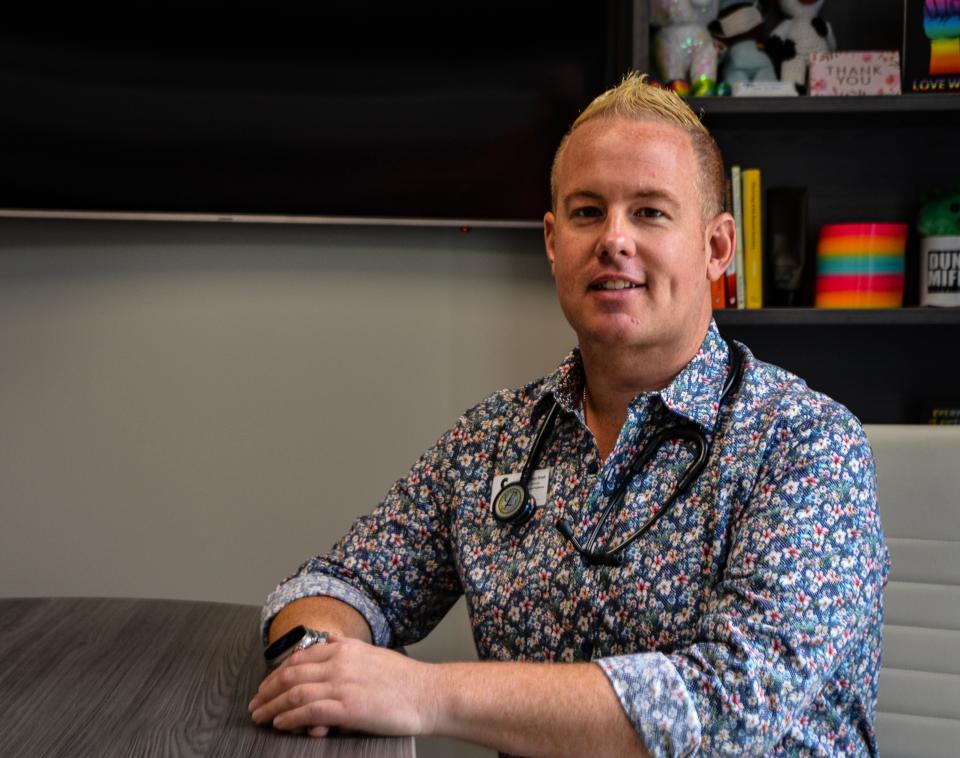 SPEKTRUM Health founder and CEO Joseph Knoll, a nurse practitioner, is pictured in his Orlando office.