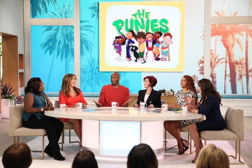 "I’m always game for talking about building confidence in young people and putting imagination back into sports," the late star wrote of his visit to <em>The View </em>in September 2019 to talk about his podcast, <a href="https://granitystudios.com/podcast/the-punies/" rel="nofollow noopener" target="_blank" data-ylk="slk:The Punies;elm:context_link;itc:0;sec:content-canvas" class="link "><em>The Punies</em></a>. The audio series follows a young boy named Puny Pete, who loves to play sports with his neighborhood friends, and his many adventures and lessons he learns along the way. There are currently two seasons, with episodes like, "Righteous Rivals," "Trust Your Crew" and "Know Your Teammates." 